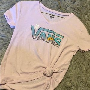 BubbleGum Pink Vans Tee